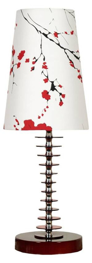 Table lamp red Cuero 41-26876
