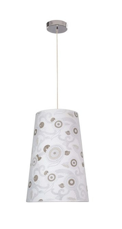 Lampa wisząca Erymus pojedyncza z abażurem do salonu E27 Candellux