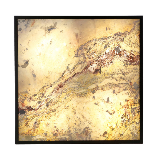 Plafonnier Luxan 49x49 noir 48w led 4000k led automne indien