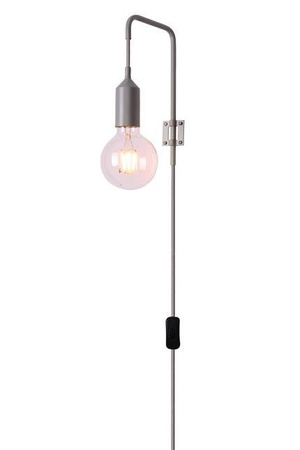 Gray wall lamp with a cable Laren Ledea lamp 50401192