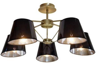 Hanging Ceiling Lamp Candellux Cortez 35-54999 E14 Patina