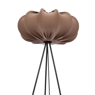 Floor lamp CAFEE with brown mocha shade 52 cm standing lamp in Scandinavian style E27