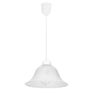 LENIS lampa wisząca biały 1x60W E27 klosz biały