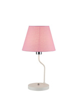 York Ledea 50501100 Tischlampe mit rosa Schirm