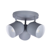 Deckenleuchte 3xE27 grau 32cm AZURO 98-63236