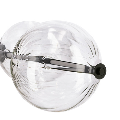 PLAYA pendant lamp black 10W LED 3000K clear shade