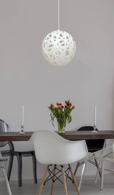 Hanging ceiling lamp 1X60W E27 white FRIDA 31-51127