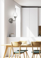Wall lamp 1xG9 22cm TOGO 21-10622 NICKEL MAT