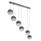 PLAFONNIER SUSPENDU CANDELLUX APETI FURNI NOIR 4000K