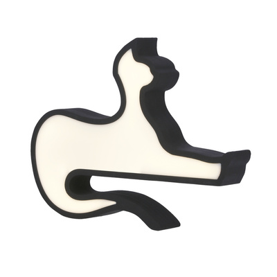 LAMPE DE TABLE LED CHAT POUR ENFANTS IQ KIDS NOIR