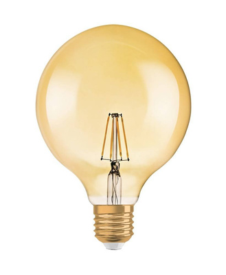 Żarówka LED E27 6,5W 720LM 2400K VINTAGE GLOBE125 52 OSRAM