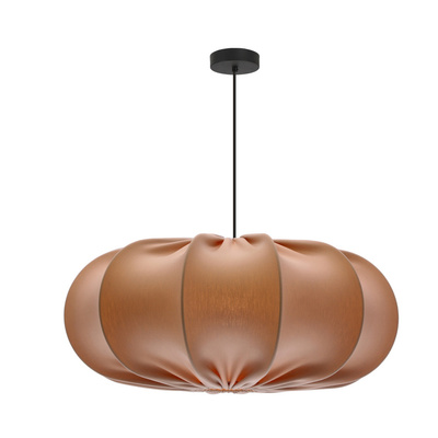 CAFEÉ pendant lamp 52cm black 1x40W E27 shade frappe