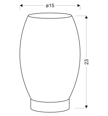 Lampe de table ajourée E27 60W Vénus Candellux 41-78322