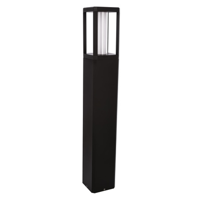 Lampa ogrodowa stojąca LED CROCUS – czarny słupek 2x6W IP65 - nowoczesne oświetlenie ścieżki ogrodowej
