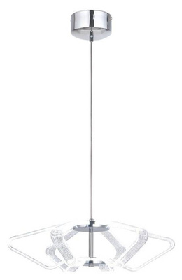 Hängelampe Chrom 45cm LED 10W Caruso 31-55552