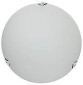 Glass plafond chrome / satin 30cm Sara 13-53704
