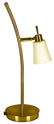 Lampe de table 1xG9 55cm patine/blanc Kroton 33-88942