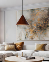 DUNCA HÄNGELAMPE 32CM E27 DUNKLER NUSSLAMPENSCHIRM