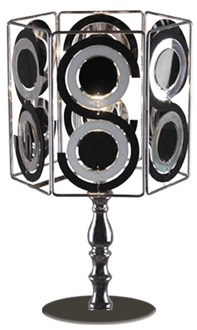 Table lamp chrome/black Nemo 41-38268