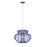 Plafoniera suspendata 1X60W E27 albastru IMPERIA 31-36592