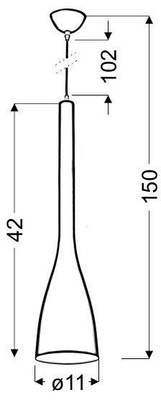 PLAFONNIER SUSPENDU CANDELLUX OUTLET 31-58676 Spin