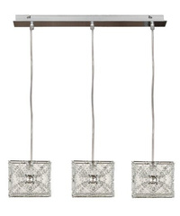 Candellux 33-60184 Alpha Überhang 3X40W G9 Chrom Deckenleuchte