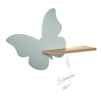 LED-Regalwandleuchte 5W 4000K IQ Kids Butterfly mint 21-85160