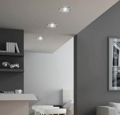 SS-22 plafonnier LED carré blanc 2226927