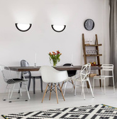 Plafonnier plafond 1/2 1xE27 30cm WENGE STANDARD 11-70237