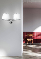 WANDLAMPE WANDLAMPE CANDELLUX IBIS 2xE14 22-00890 E14 SATIN