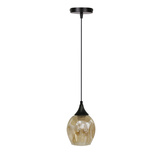Suspension en verre noir/marron Aspa 31-00583