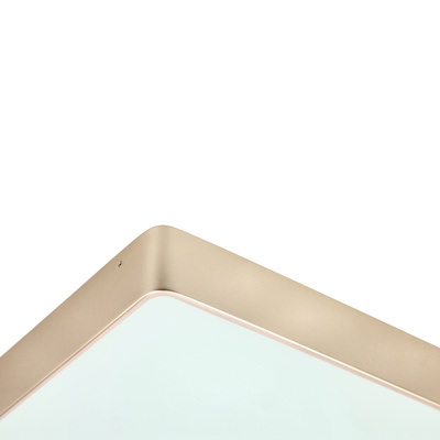 LED ceiling light QUATTRO golden pearl square with glass shade modern ceiling lamp for hallway and bathroom