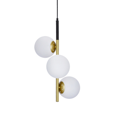 Hanging lamp matt gold 3 Duo 33-01276