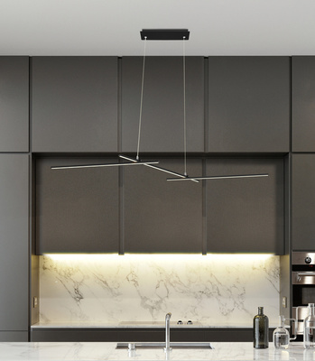 Black LED 23W 4000K adjustable hanging lamp Thasos Apeti A0021-332
