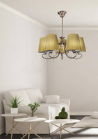 Lustre rustique 5xE27 54cm Mozart 35-34083