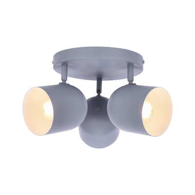 Plafonnier 3xE27 gris 32cm AZURO 98-63236