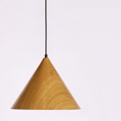 DUNCA SUSPENSION 32CM E27 CHÊNE CLAIR ABAT-JOUR CLAIR