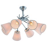 Adjustable chrome ceiling lamp 8 Vox 38-70647