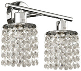 Double chrome wall lamp with white crystals Royal Candellux 92-28030