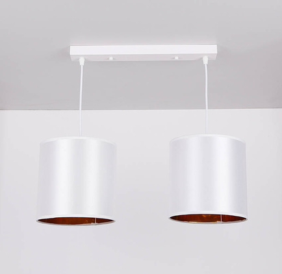 Lampa wisząca biała listwa 2xE27 Atlanta 32-00644