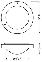 Plafonnier Candellux Aquila 12-69962 Plafond G9 Patine Ip44