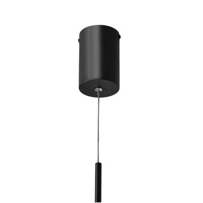 Hanging wire lamp PUMA with elongated shade 15 x 30 cm designer lamp over table LED 3000K