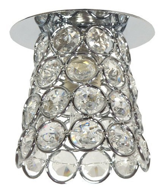 Ceiling luminaire chrome clear crystal 40W G9 SK-72 Candellux 2203966