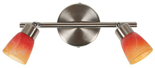 Plafoniera Candellux 92-07370 Drops band 2xG9 nichel mat 