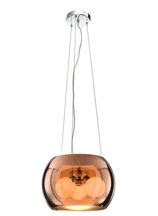 Plafoniera suspendata sticla aurie 3x40W G9 Gemo Candellux 31-29089