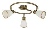 Lampa sufitowa spirala patyna 3xG9 Regent 98-06844