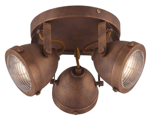 Ceiling lamp Candellux 98-71095 plafond GU10 rust