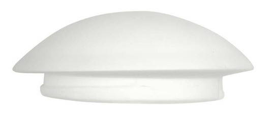 Abat-jour en verre blanc pour plafond 175mm Nina 79-95445