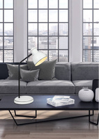Lampa de masa alb-negru simpla Zumba 41-72078