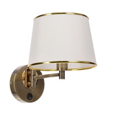 Adjustable patina wall lamp with a switch Ibis 21-01279